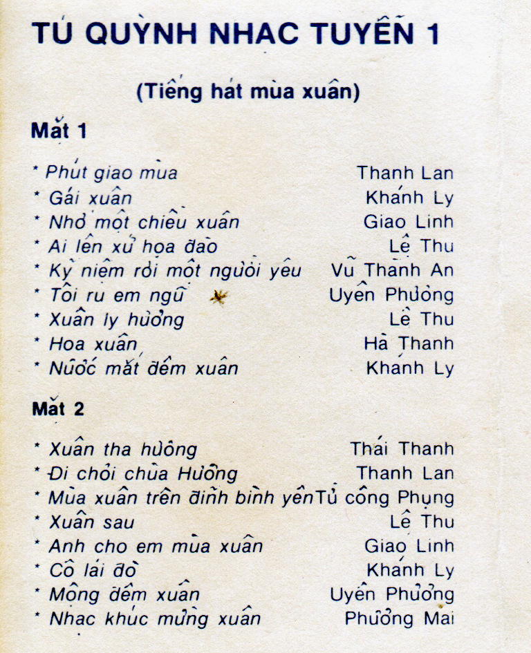 Phạm Mạnh Cương 1 - Tiếng Hát Mùa Xuân