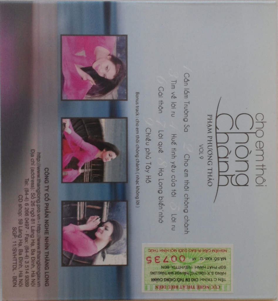 Thăng Long CD - Cho Em Thôi Chòng Chành