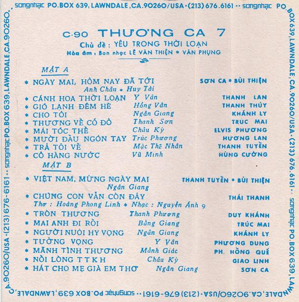 Thương Ca 7 - Yêu Trong Thời Loạn