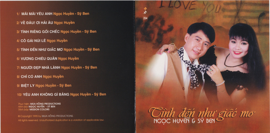 Mưa Hồng CD254 - Tình Đến Như Giấc Mơ