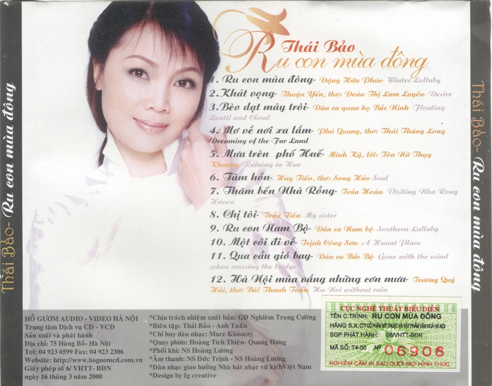 Hồ Gươm CD - Ru Con Mùa Đông