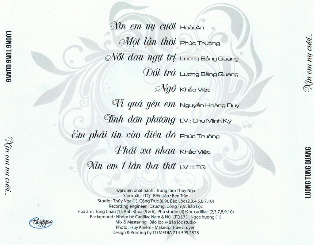 Thúy Nga CD - Xin Em Nụ Cười (Lương Tùng Quang)