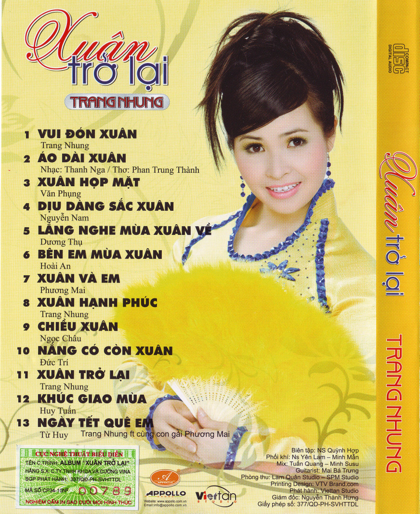 Viết Tân CD - Xuân Trở Lại (Trang Nhung)
