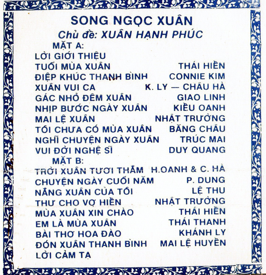 Song Ngọc Xuân - Xuân Hạnh Phúc