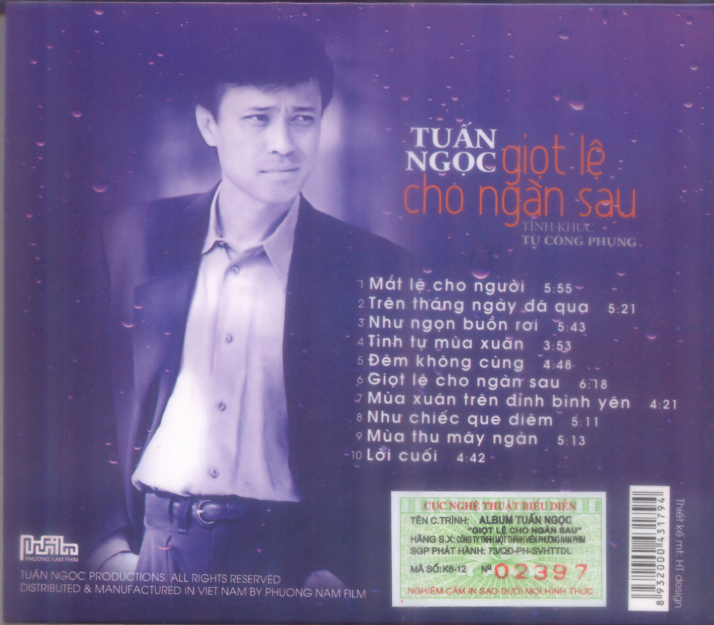 Phương Nam CD - Giọt Lệ Cho Ngàn Sau