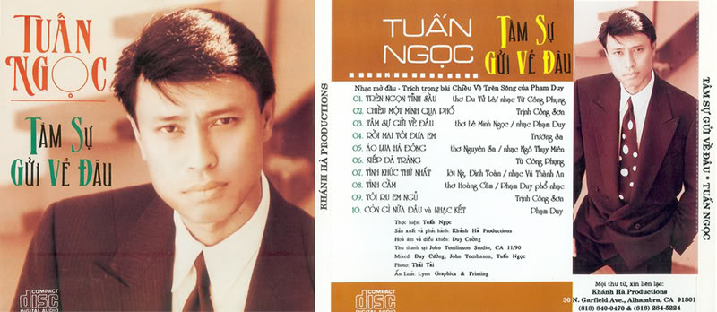 Khánh Hà CD - Tuấn Ngọc - Tâm Sự Gửi Về Đâu