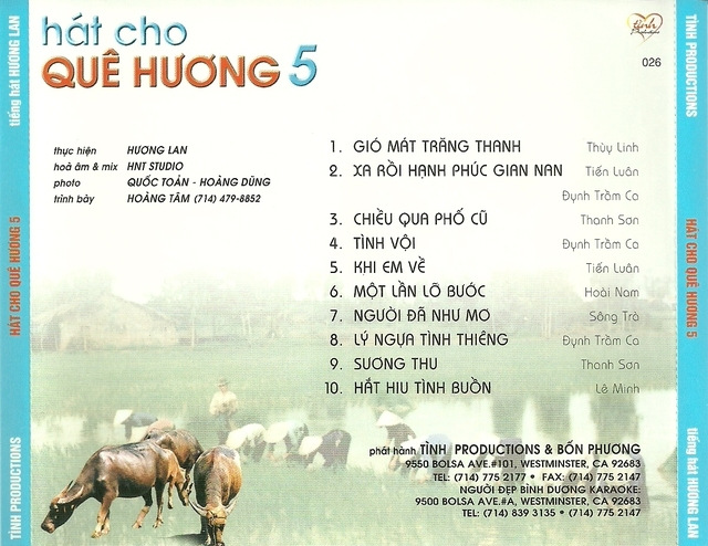 Tình CD 026 - Hát Cho Quê Hương 5