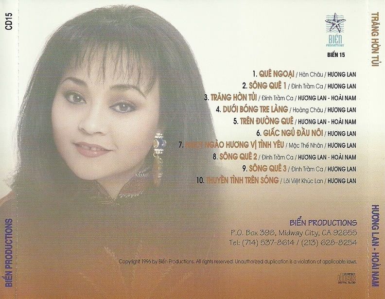 Biển CD15 - Trăng Hờn Tủi