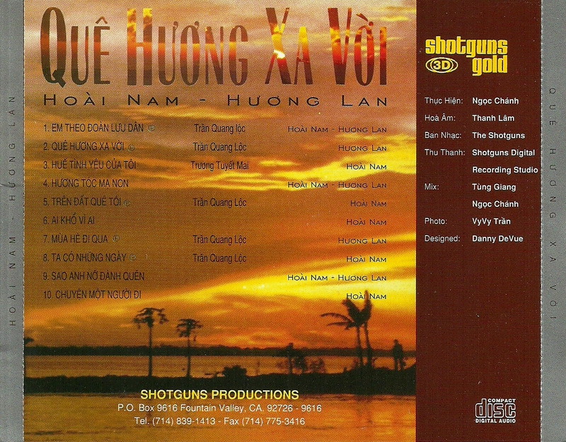 Shotguns CD - Quê Hương Xa Vời