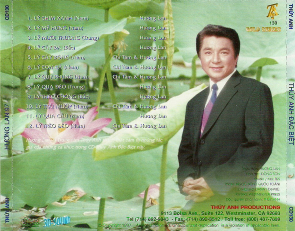 Thúy Anh CD130 - Thúy Anh Đặc Biệt (Hương Lan)