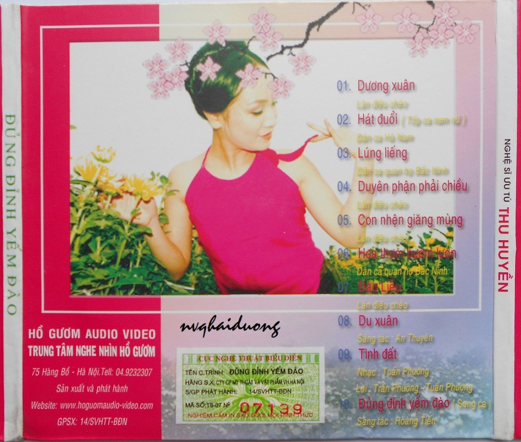Hồ Gươm CD - Đủng Đỉnh Yếm Đào