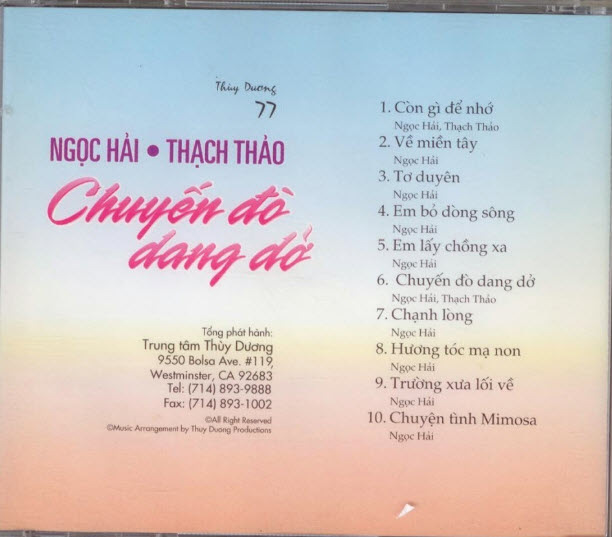Thùy Dương CD77 - Chuyến Đò Dang Dở