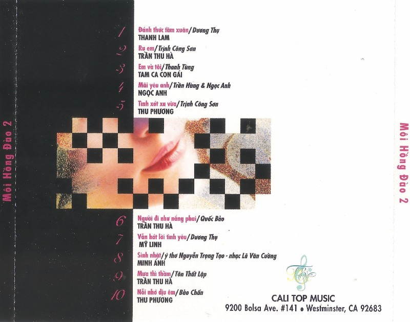 Cali Top Music CD013 - Môi Hồng Đào 2