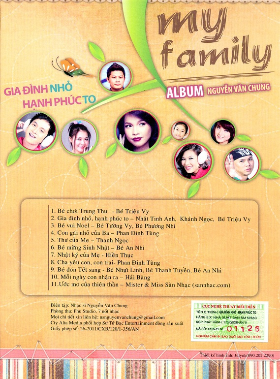 Dihavina CD - My Family - Gia Đình Nhỏ, Hạnh Phúc To