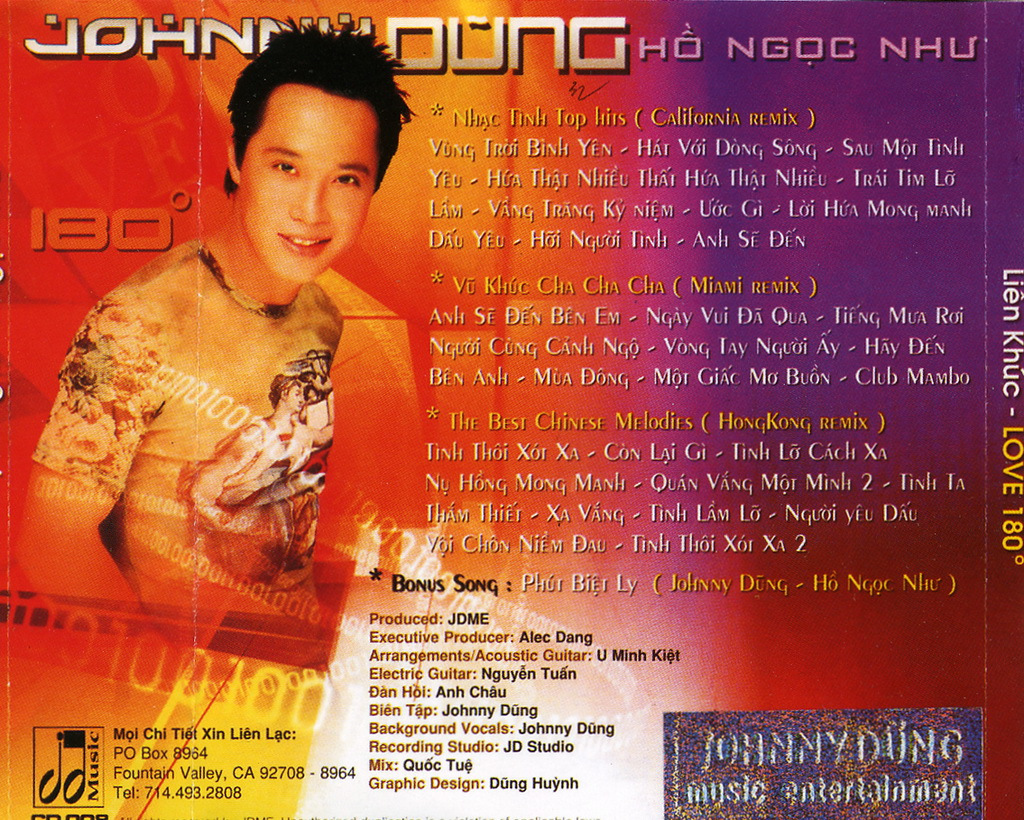 JD CD 008 - Liên Khúc 3 Love 180 Degree