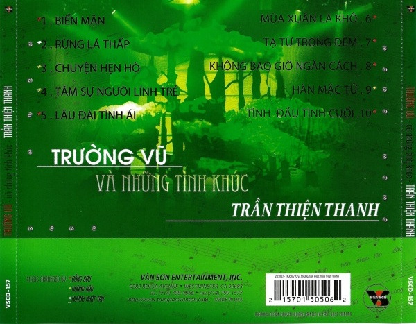 Vân Sơn CD157 - Tình Khúc Trần Thiện Thanh