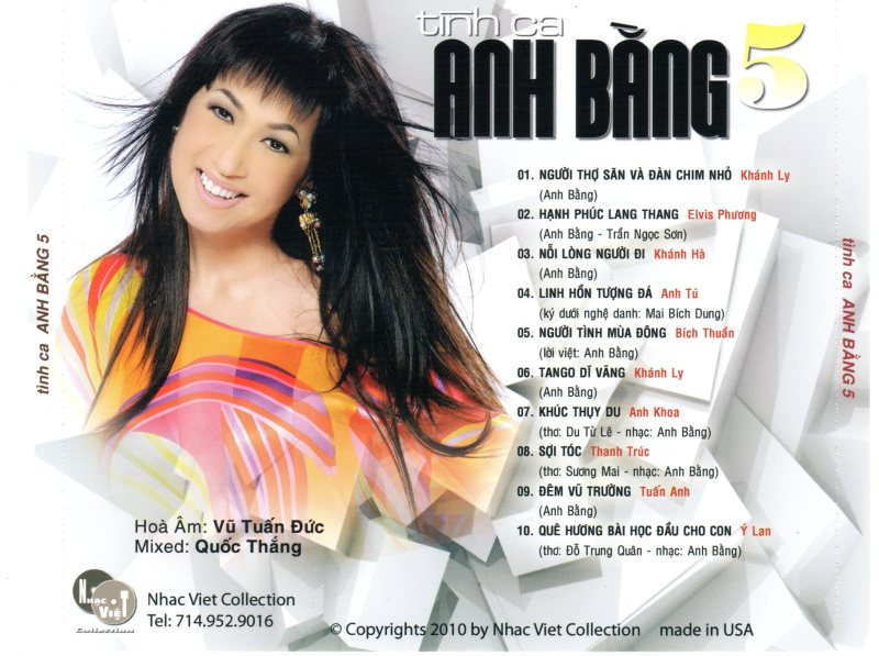 Nhạc Việt CD - Tình Ca Anh Bằng 5