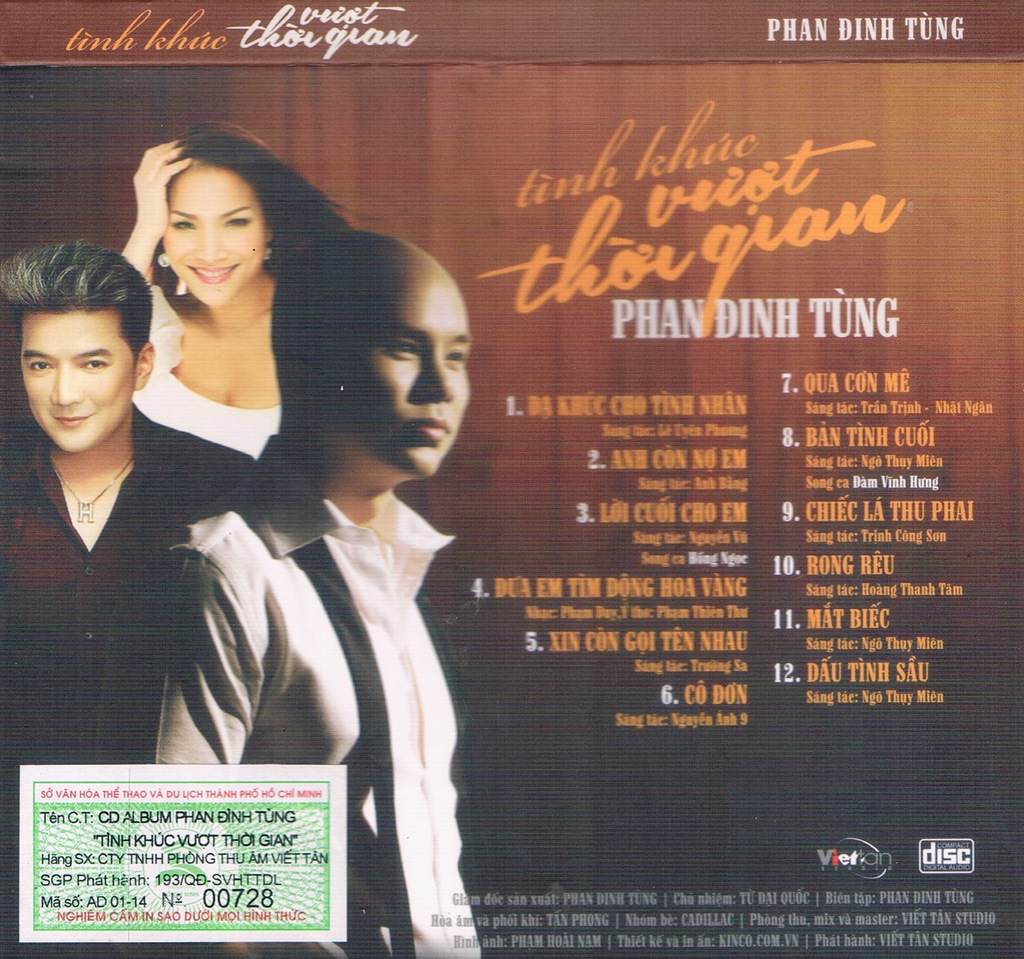 Viết Tân CD - Tình Khúc Vượt Thời Gian (Phan Đình Tùng)