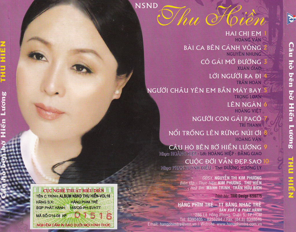 Hãng Phim Trẻ CD - Câu Hò Bên Bờ Hiền Lương (Thu Hiền)