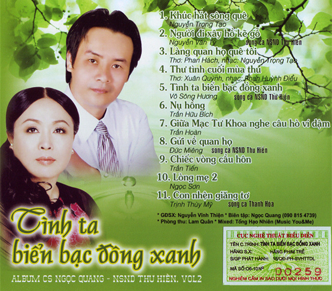 Băng Nhạc Trẻ CD - Tình Ta Biển Bạc Đồng Xanh