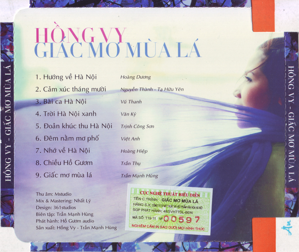 Hồ Gươm CD - Hồng Vy - Giấc Mơ Mùa Lá