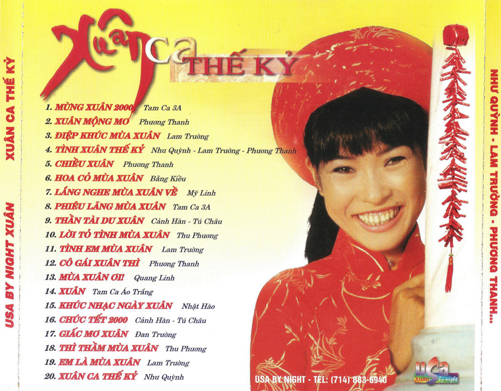 USA By Night CD - Xuân Ca Thế Kỷ