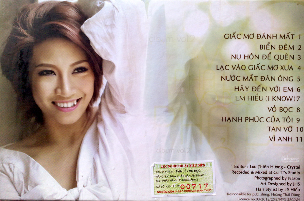 Dihavina CD - Pha Lê Vol 2 - Vỏ Bọc