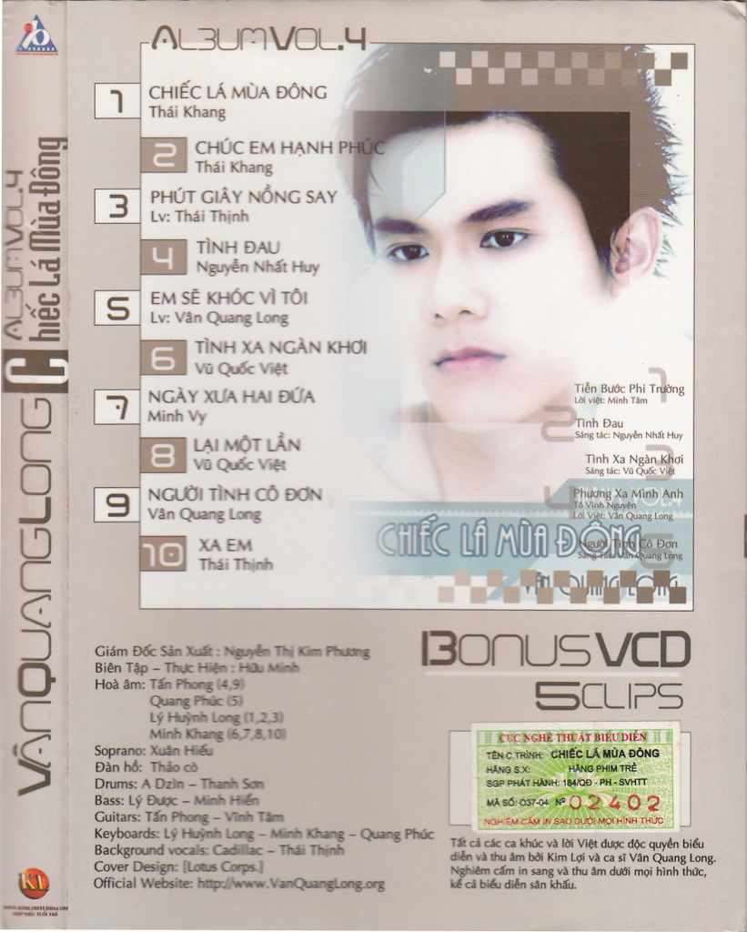Hãng Phim Trẻ CD - Chiếc Lá Mùa Đông - Vân Quang Long