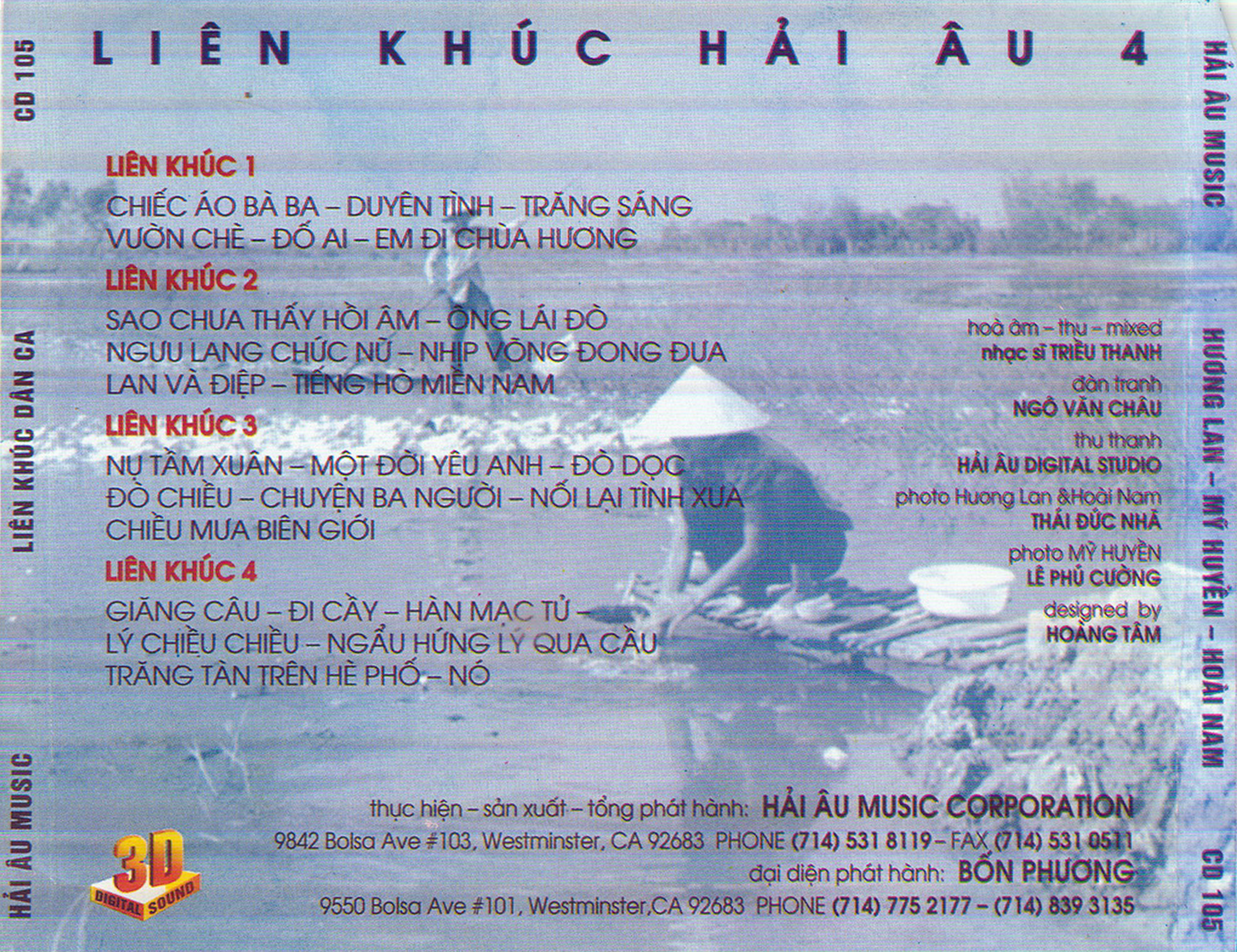 Hải Âu CD105 - Liên Khúc Hải Âu 4 - Liên Khúc Dân Ca