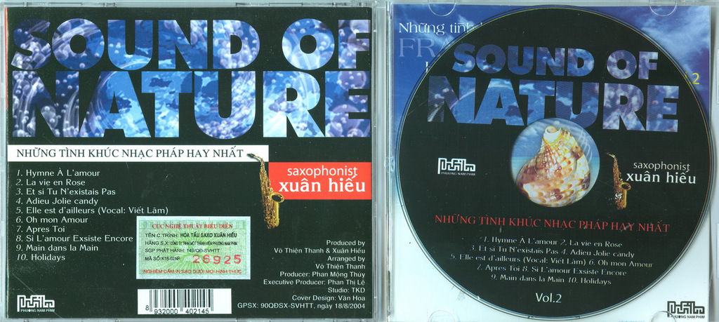 Phương Nam CD - Saxophone Xuân Hiếu - Sound Of Nature