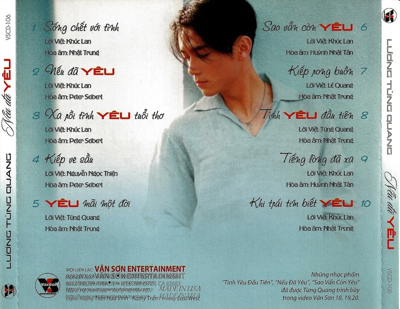 Vân Sơn CD106 - Nếu Đã Yêu