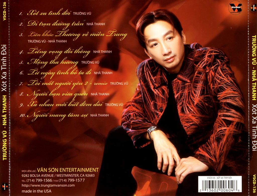 Vân Sơn CD136 - Xót Xa Tình Đời