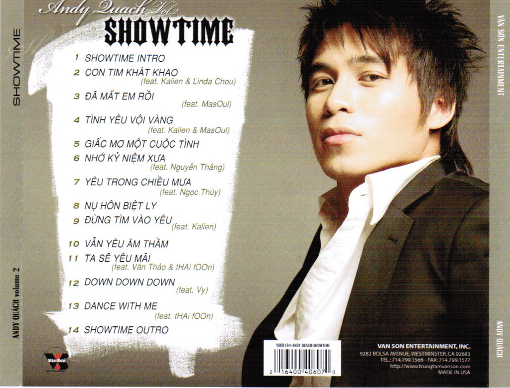 Vân Sơn CD - Andy Quách Vol.2 - Showtime