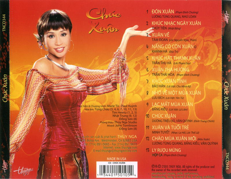 Thúy Nga CD344 - Chúc Xuân