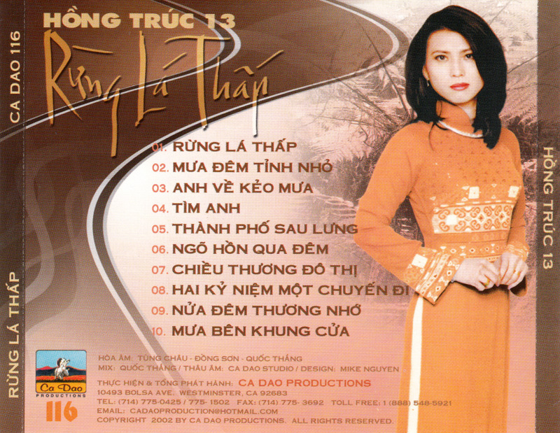 Ca Dao CD116 - Rừng Lá Thấp