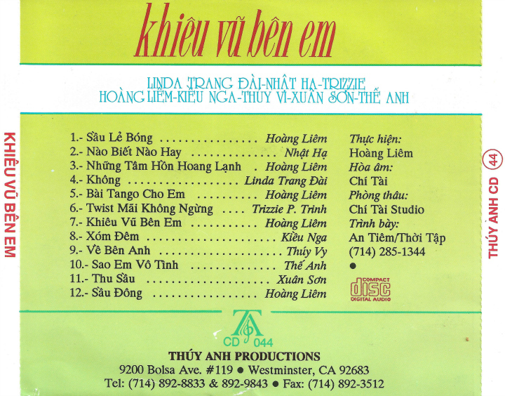 Thúy Anh CD44 - Khiêu Vũ Bên Em