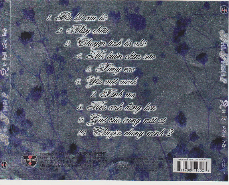 Vân Sơn CD117 - Ru Lại Câu Hò