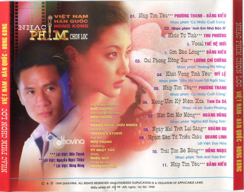 Dihavina CD - Nhạc Phim Chọn Lọc (1999)