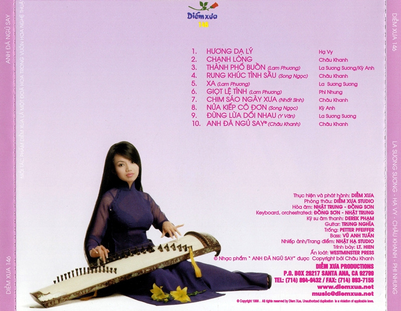 Diễm Xưa CD146 - Anh Đã Ngủ Say