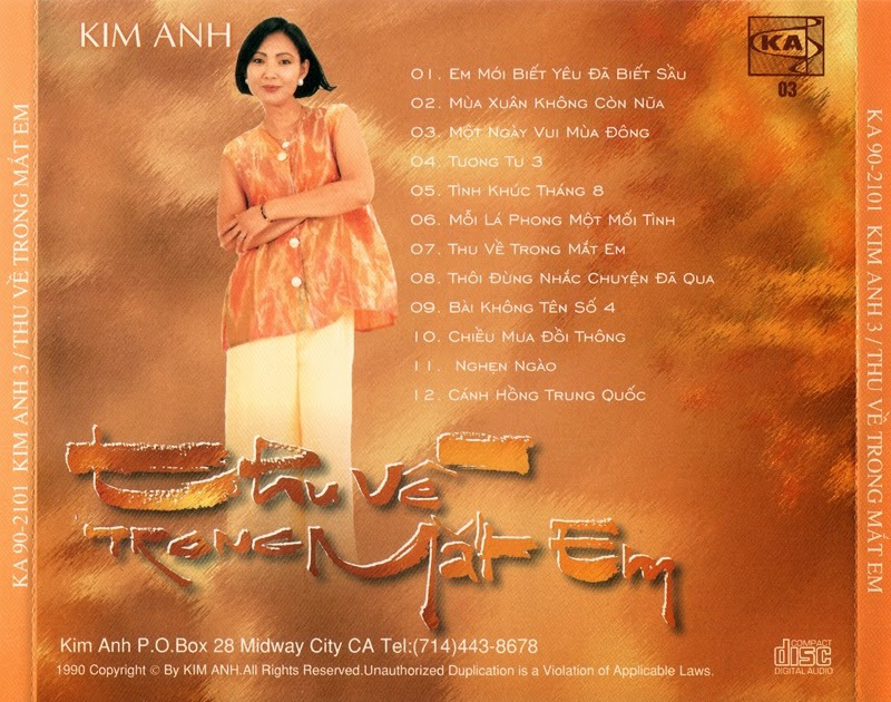 Kim Anh CD3 - Thu Về Trong Mắt Em