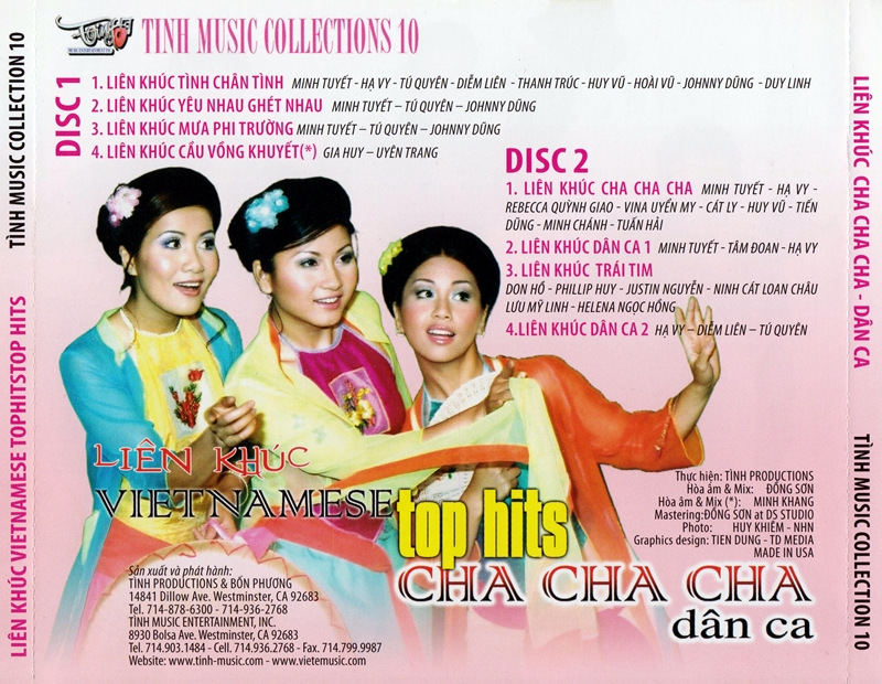 Tình Collection CD010 - Liên Khúc Vietnamese Tophits