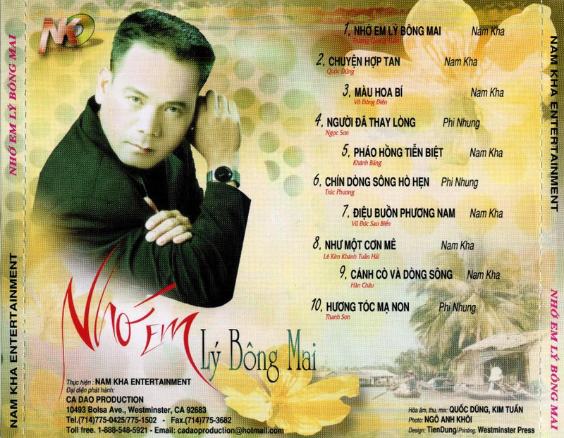 Nam Kha CD - Nhớ Em Lý Bông Mai