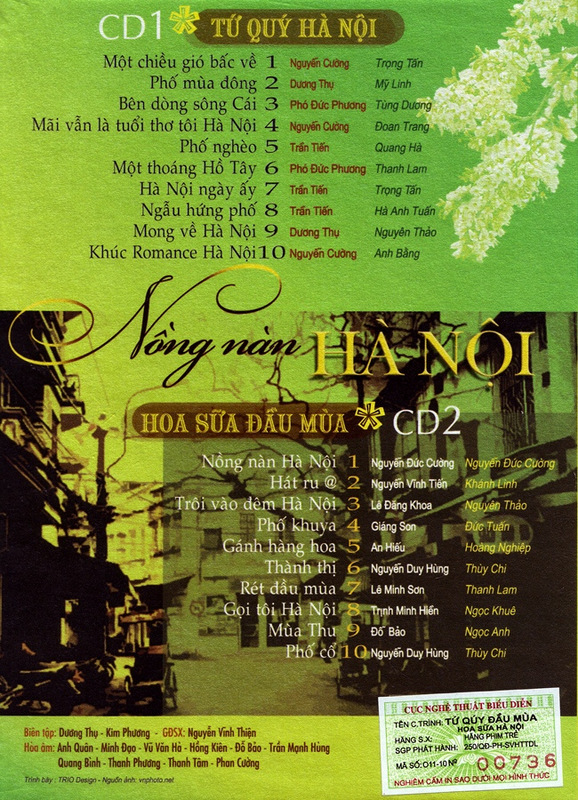 Hãng Phim Trẻ CD - Tứ Quý Hà Nội - Nồng Nàn Hà Nội, Hoa Sữa Đầu Mùa