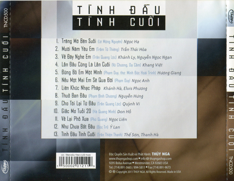 Thúy Nga CD500 - Tình Đầu, Tình Cuối