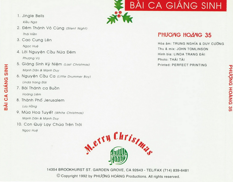 Phượng Hoàng CD35 - Bài Ca Giáng Sinh