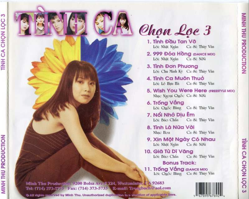 Minh Thu CD - Tình Đầu Tan Vỡ - Tình Ca Chọn Lọc 3
