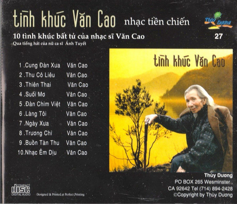 Thùy Dương CD027 - Tình Khúc Văn Cao