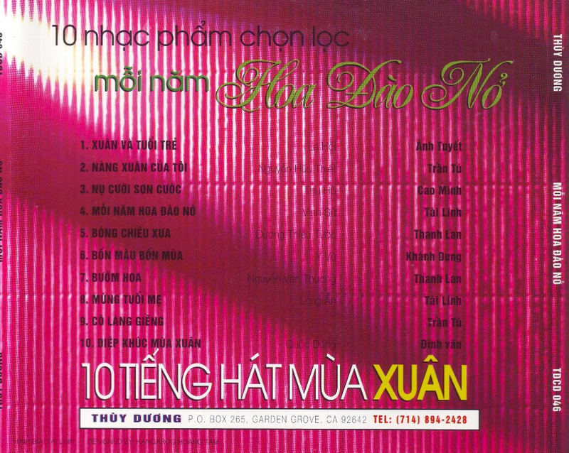 Thùy Dương CD046 - Hương Xuân - Mỗi Năm Hoa Đào Nở
