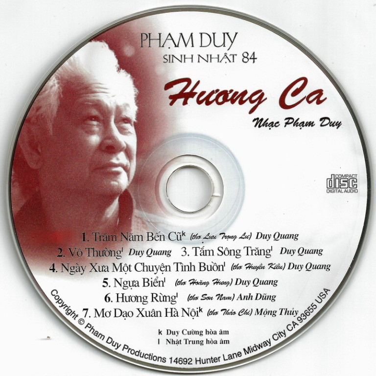Phạm Duy CD - Hương Ca