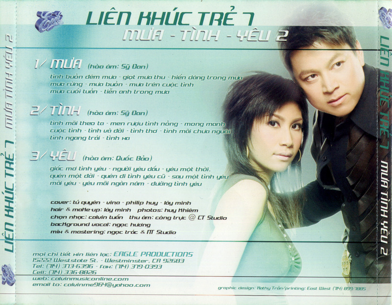 Eagle CD - Liên Khúc Trẻ 7 - Mưa Tình Yêu 2
